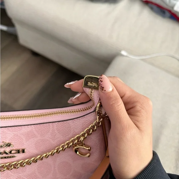 Coach Powder Pink Teri Bag - Picture 3 of 8